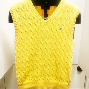 POLO Ralph Lauren Cable knit vest L {14-16}